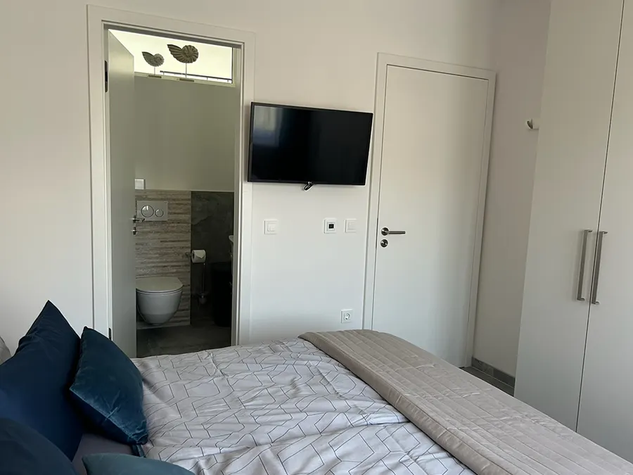 Bedroom mit Bad