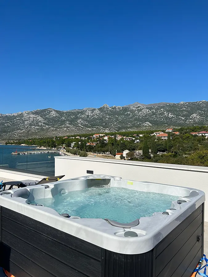 Jacuzzie mit Ausblick