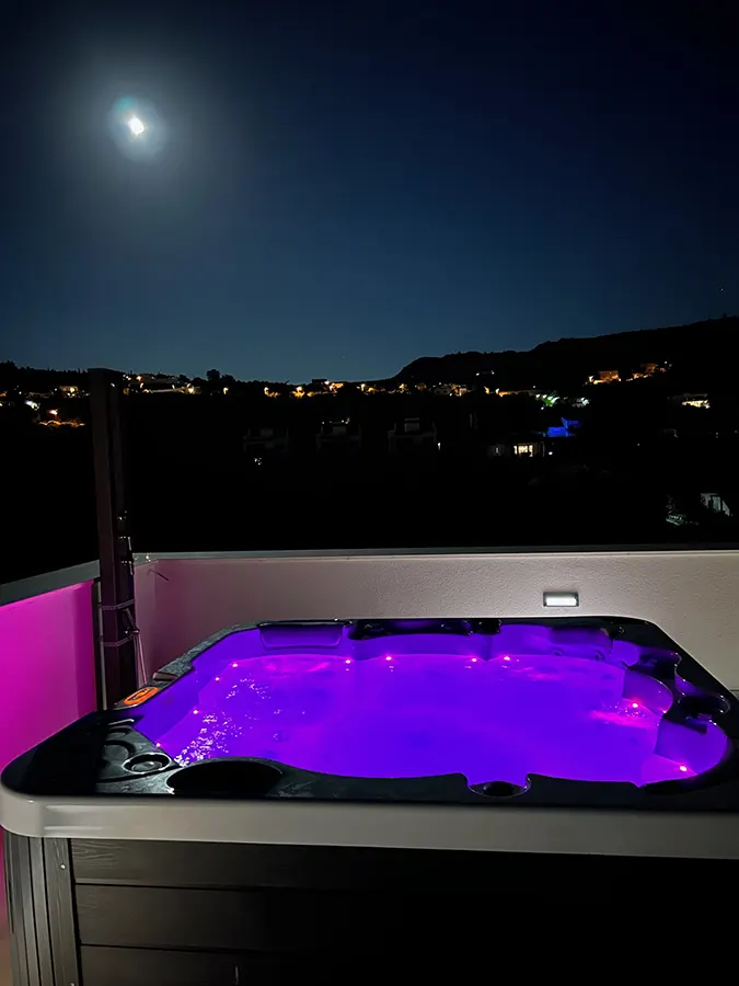 Jacuzzie beleuchtet