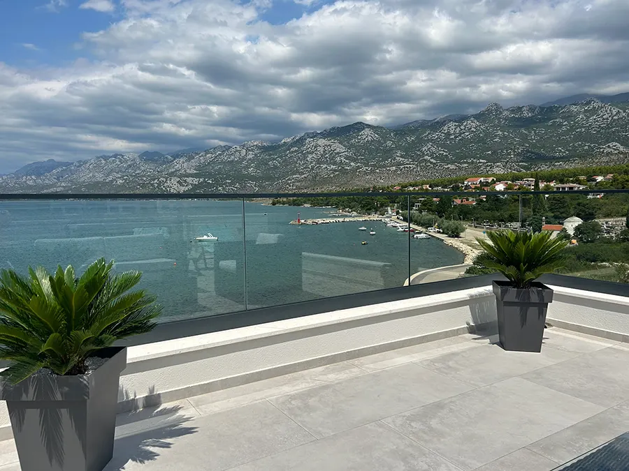 Ausblick von der Terrasse